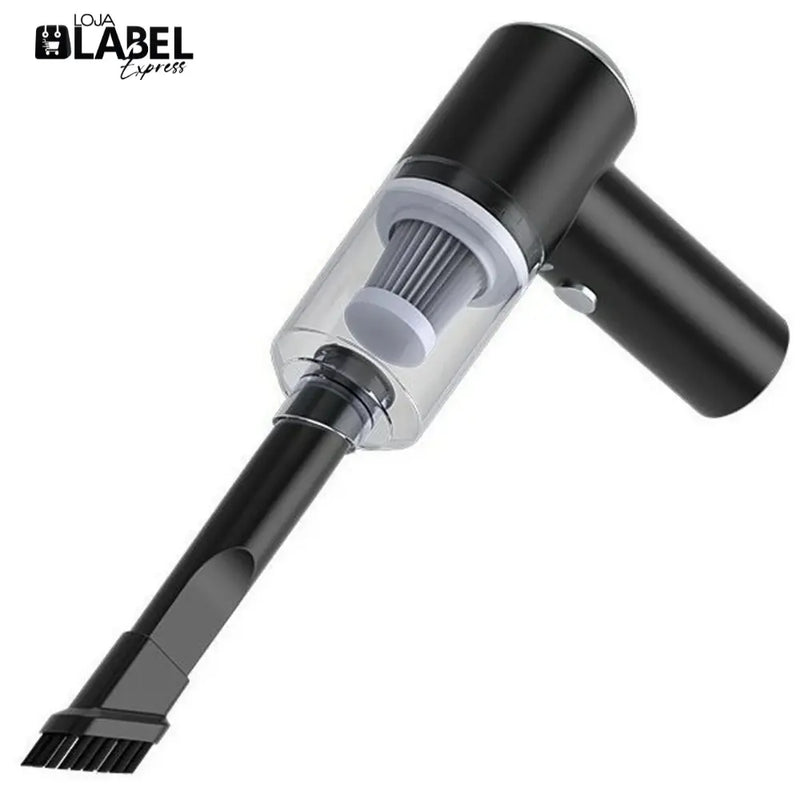 Sem fio - Mini Aspirador de Pó 3 em 1 PowerClear - LabelExpress