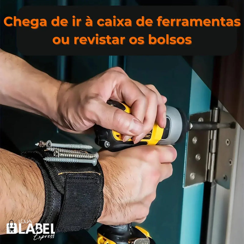 Pulseira Magnetica para parafusos e ferramentas em geral - LabelExpress