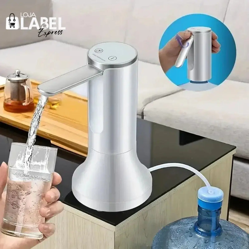 Bomba automatica para Galão de agua Clear water - LabelExpress