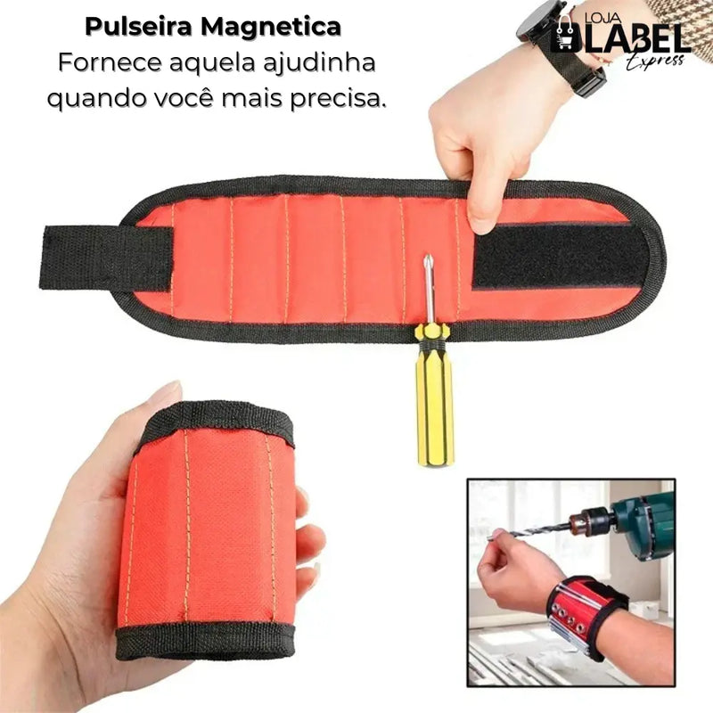 Pulseira Magnetica para parafusos e ferramentas em geral - LabelExpress