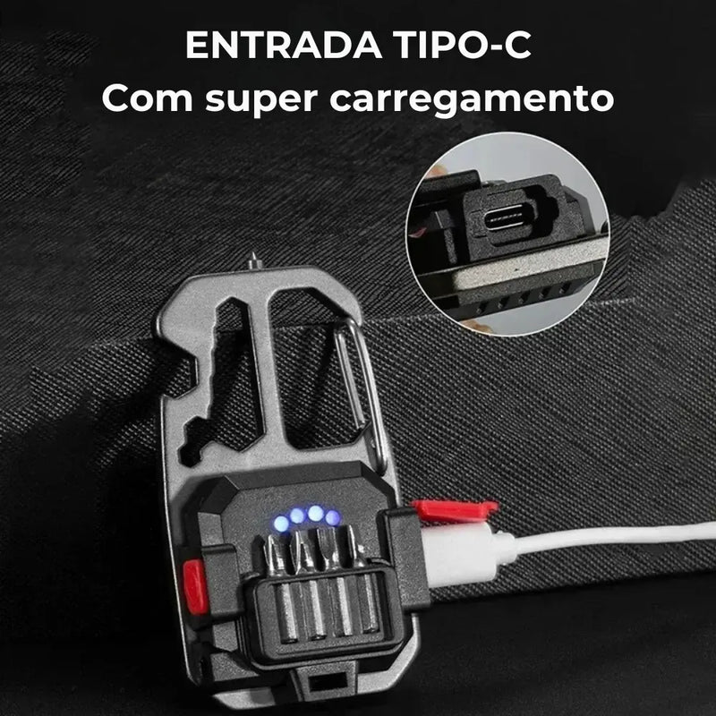 Mini Lanterna portatil recarregavel lightPower - LabelExpress