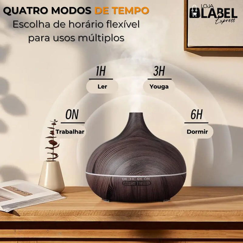 Difusor de Aromas Big Wood - Label Express