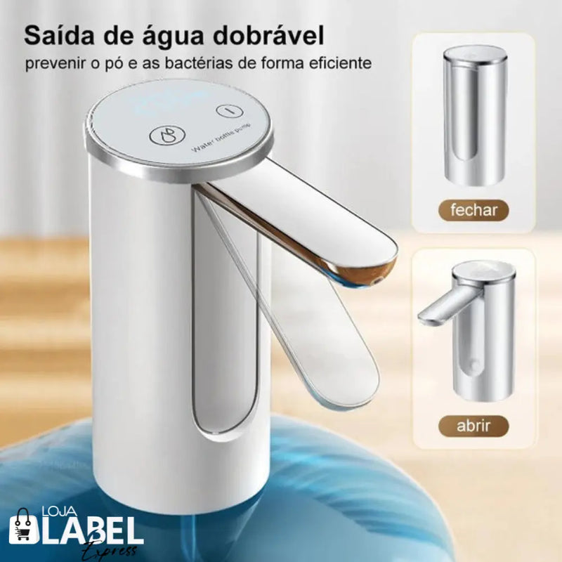 Bomba automatica para Galão de agua Clear water - LabelExpress