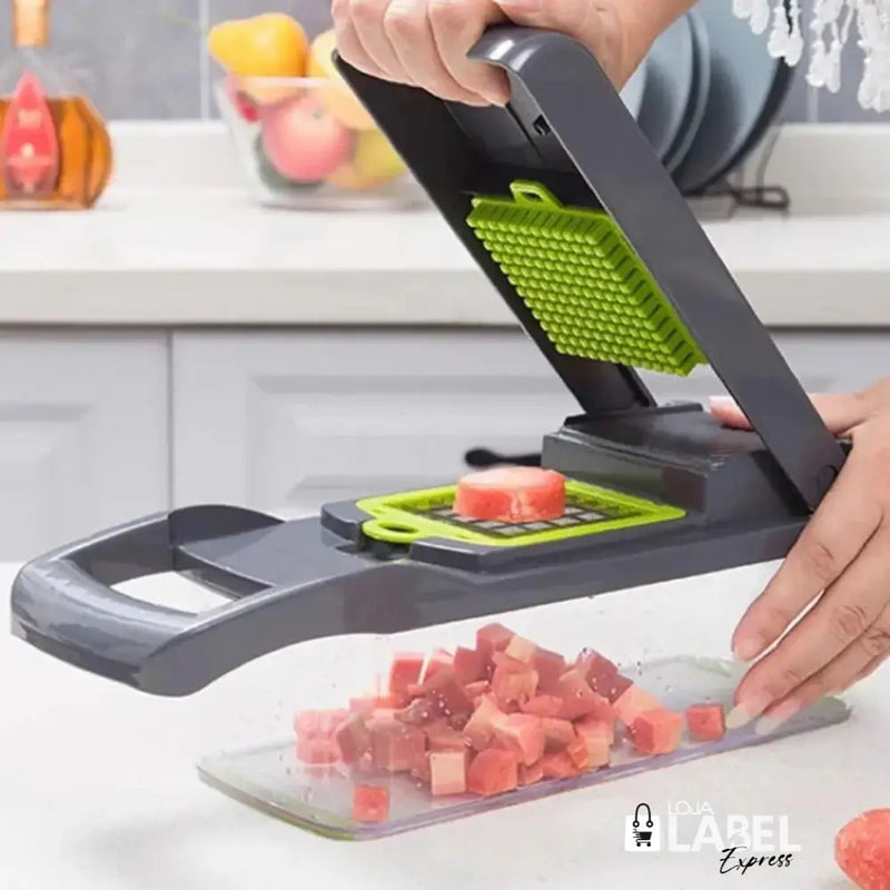 Cortador de Legumes Multifuncional 12 em 1 - LabelExpress