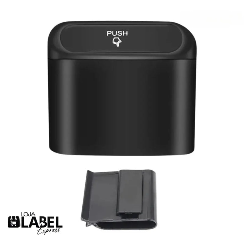 Lixeira A Prova D'Água com Suporte para Carro - Label Express