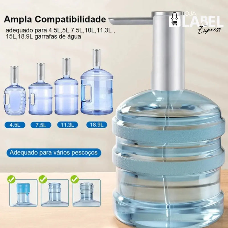 Bomba automatica para Galão de agua Clear water - LabelExpress