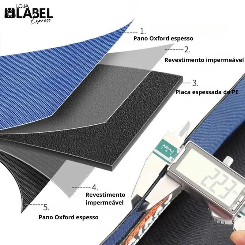 Mala de Ferramentas Multifunctional AIRAJ [IMPERMEÁVEL] + BRINDE - LabelExpress