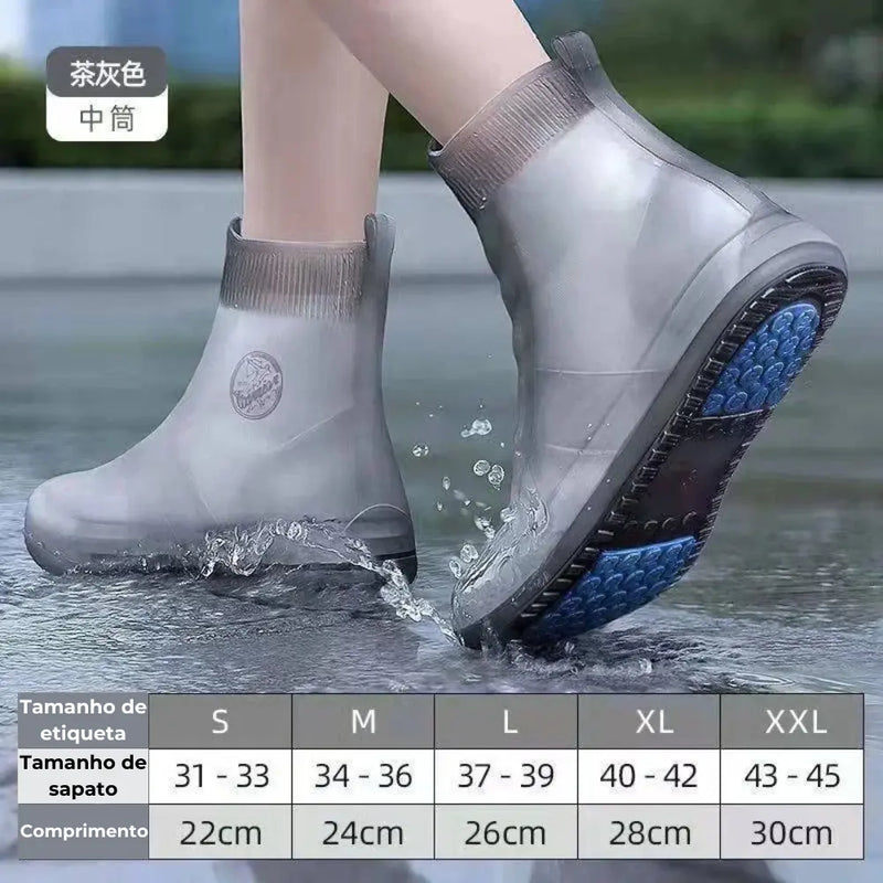 Bota de Silicone Impermeável Antiderrapante - LabelExpress