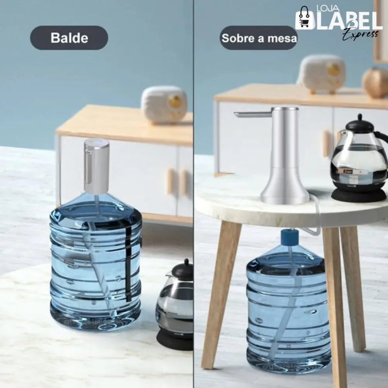 Bomba automatica para Galão de agua Clear water - LabelExpress