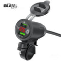 Carregador USB Duplo para Veículos e Motos - LabelExpress