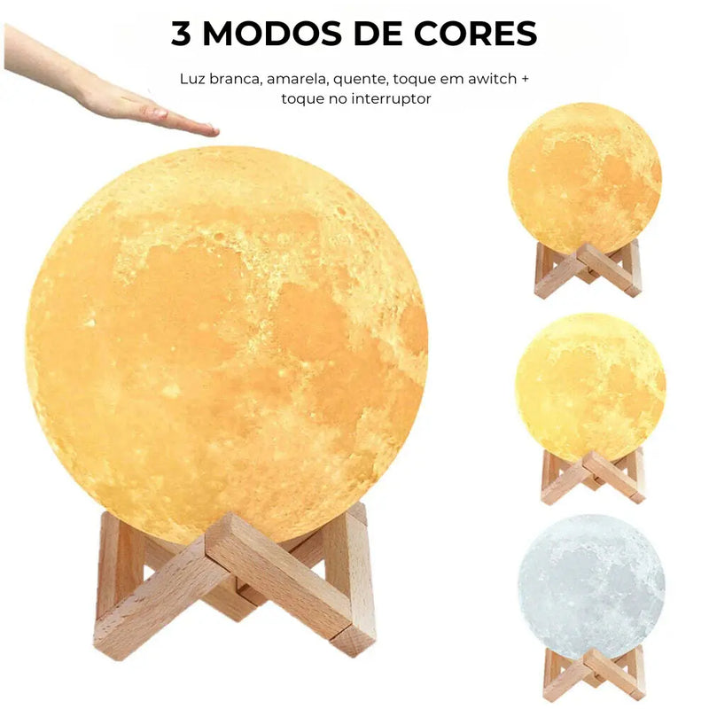Luminária Lua - LabelExpress