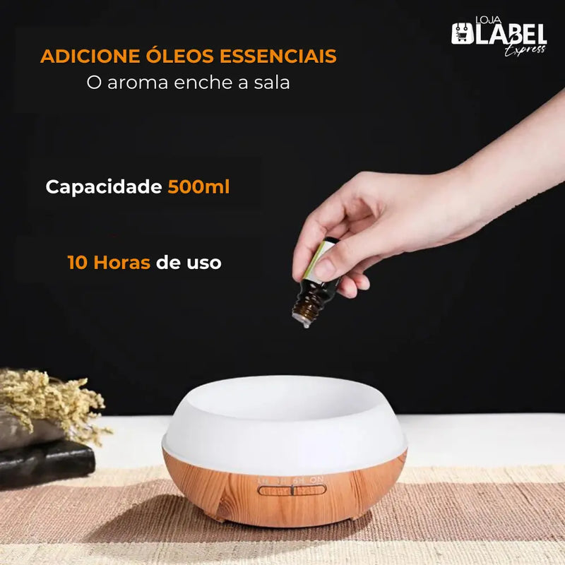 Difusor de Aromas Big Wood - Label Express